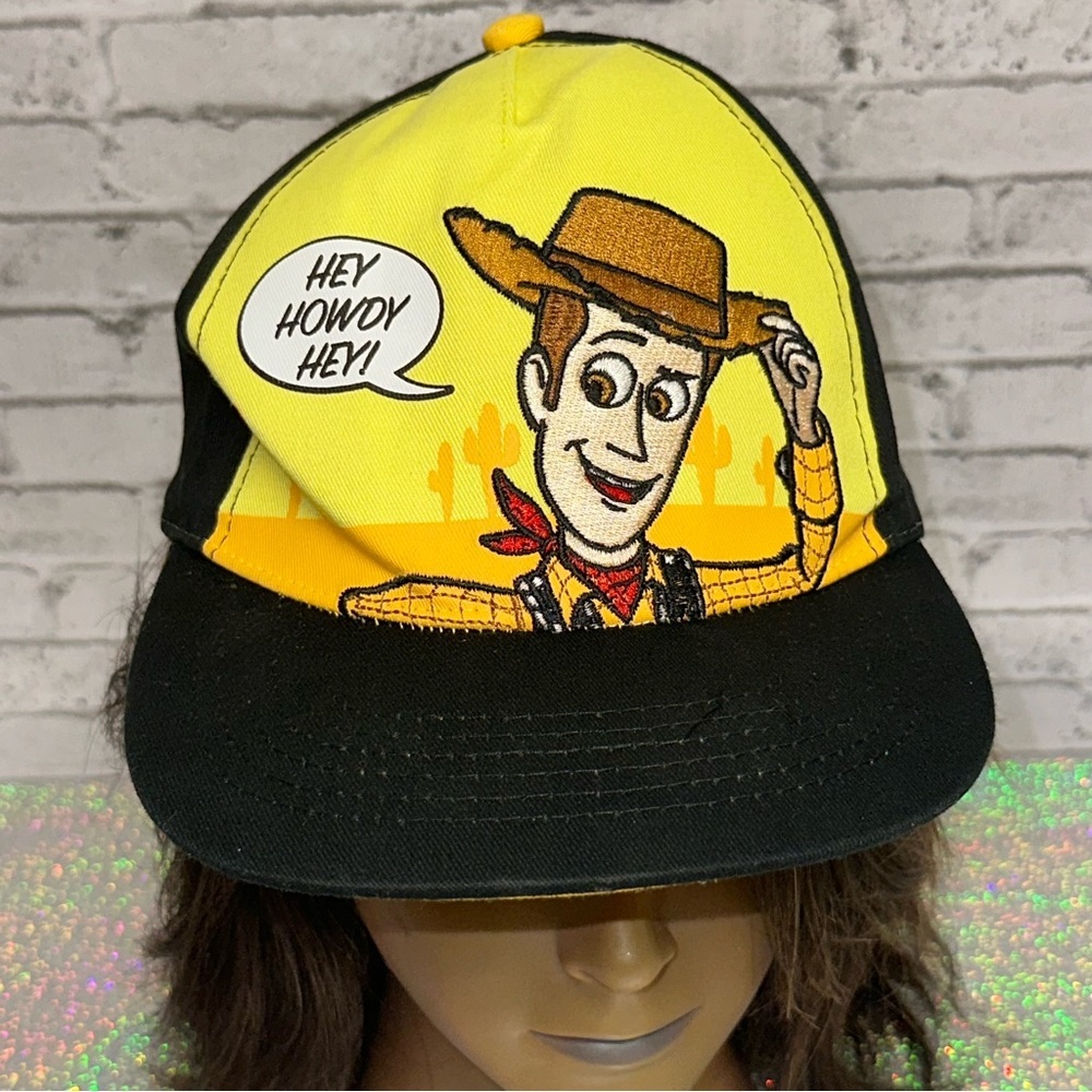 Toy Story 4 Woody Hat Kids Adjustable Black Snapback Cap Hey Howdy Hey